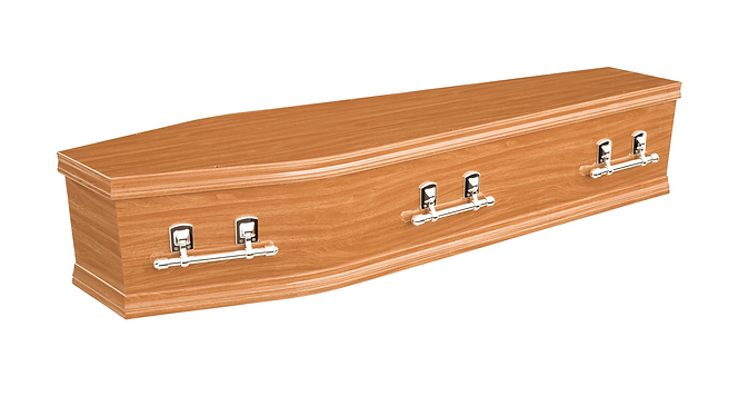 Regal Golden Oak Coffin